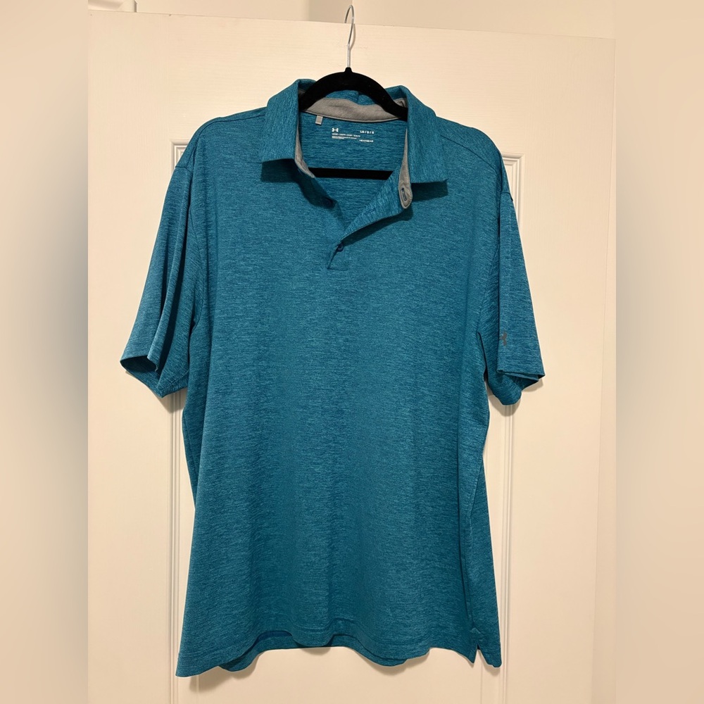 Under Armour Teal Performance Polo